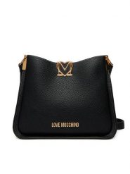 LOVE MOSCHINO Torebka JC4127PP1OLM0000 Czarny. Czarne listonoszki damskie Love Moschino, bez wzorów, ze skóry, bez dodatków. Za 939.99 zł.