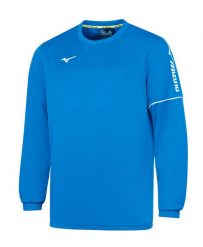 Bluza z okrągłym dekoltem Mizuno Team Sendai. Niebieskie bluzy męskie Mizuno, l, bez wzorów, z materiału, bez kaptura. Za 154.00 zł.
