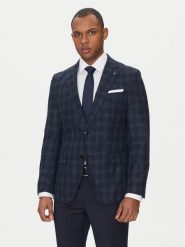 BOSS Marynarka H-Hutson-233 50535057 Granatowy Slim Fit. Niebieskie marynarki męskie Boss, bez wzorów, z wełny. Za 1,839.00 zł.