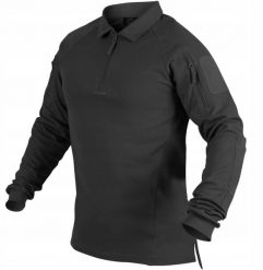 RANGE Polo Shirt - Black - XS/Regular. Czarne koszulki polo męskie HELIKON, m, bez wzorów, bez ramiączek. Za 302.57 zł.