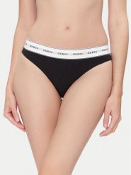 Guess Figi klasyczne O4BE13 KBBU1 Czarny. Czarne figi damskie Guess, l, z aplikacjami, z syntetyku. Za 79.99 zł.