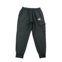 Second life - Spodnie dresowe męskie Puma ESS Cargo - Stan dobry. Czarne spodnie sportowe męskie Puma, l, bez wzorów, z dresówki, do biegania. Za 107.36 zł.