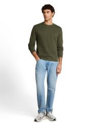 Tom Tailor Denim swetry z dzianiny Mężczyźni Bawełna (100%) zielony, L. Zielone swetry przez głowę męskie Tom Tailor Denim, l, bez wzorów, z bawełny, bez kołnierzyka. Za 199.95 zł.