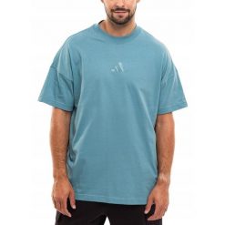 Koszulka Mężczyzna adidas T-shirt Bluzka Sportowa Bawełna Treningowa roz. XL. Niebieskie koszulki sportowe męskie Adidas, m, bez wzorów, z bawełny, sportowe, bez kołnierzyka. Za 102.00 zł.
