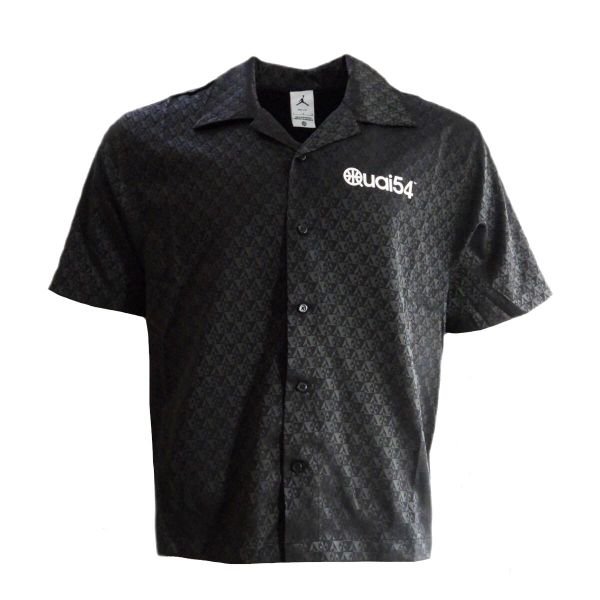 Koszula elegancka męska Air Jordan Quai 54 Shirt FZ1768-045. Czarne koszule męskie Jordan, m, bez wzorów, eleganckie, bez kołnierzyka, bez ramiączek. Za 388.70 zł.