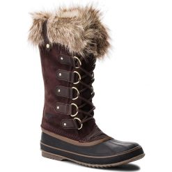 Śniegowce SOREL - Joan Of Arctic NL2429 Cattail 908. Brązowe kozaki damskie Sorel, z gumy. Za 799.99 zł.