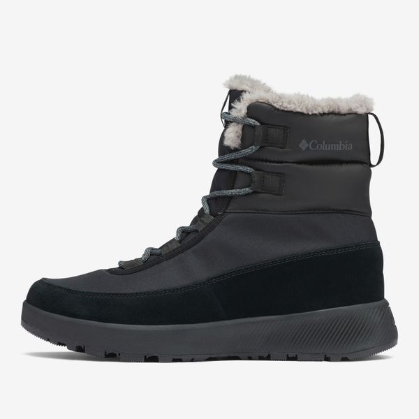Buty turystyczne damskie Columbia Slopeside Peak wodoodporne. Czarne obuwie sportowe damskie Columbia, bez wzorów, trekkingowe. Za 489.99 zł.