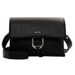 SURI FREY Torebka Naramienna SFY Keely Torebki 1 ct Czarny Damski. Czarne torby na ramię damskie Suri Frey, bez wzorów, z poliesteru, małe, bez dodatków. Za 242.99 zł.