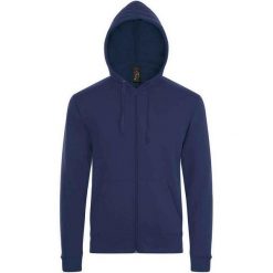 Bluza Z Kapturem Dla Dorosłych Unisex Stone. Niebieskie bluzy męskie SOL'S, m, bez wzorów, z kapturem. Za 122.99 zł.