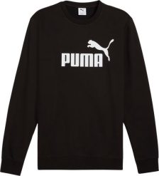 Bluza męska Puma ESS No.1 Logo Crew TR czarna 682560 01 S. Czarne bluzy męskie Puma, m, bez wzorów, bez kaptura. Za 198.99 zł.
