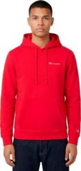 Champion Bluza męska Champion Hooded Sweatshirt czerwona 221791 RS067 2XL. Czerwone bluzy męskie Champion, m, bez wzorów, bez kaptura. Za 258.11 zł.