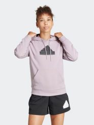 Adidas Bluza Future Icons Badge of Sport IS3641 Fioletowy Regular Fit. Fioletowe bluzy damskie Adidas, s, bez wzorów, z bawełny, bez kaptura. Za 299.99 zł.