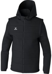 Kurtka wodoodporna Erima Team. Czarne kurtki męskie Erima, xl, bez wzorów, z materiału, z kapturem. Za 301.90 zł.