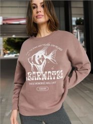 Bluza z nadrukiem - fioletowy. Fioletowe bluzy damskie Sinsay, l, bez wzorów, bez kaptura. W wyprzedaży za 24.99 zł.