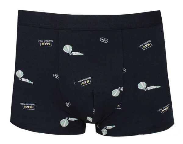 Obcisłe Bokserki, Majtki z Elastanem - Alties - Czarne, Wzór w Balony. Czarne bokserki męskie Alties, l, bez wzorów, z bawełny. Za 35.00 zł.