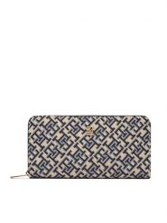 Tommy Hilfiger Portfel Th Icon Lrg Za Jacquard AW0AW18796 Granatowy. Niebieskie portfele damskie Tommy Hilfiger, bez wzorów, z materiału. Za 309.99 zł.