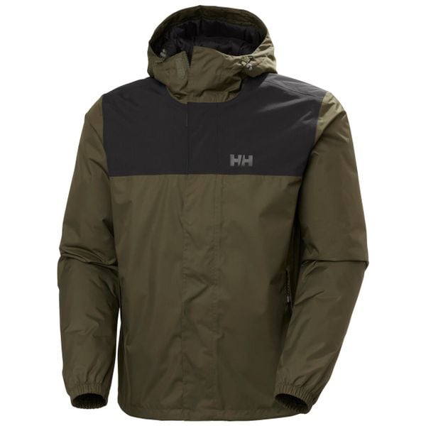 Kurtka wodoodporna z kapturem Helly Hansen Vancouver Fleece Lined. Zielone kurtki męskie Helly Hansen, l, bez wzorów, z polaru, z kapturem. Za 507.65 zł.