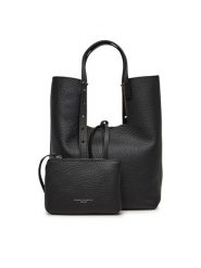 Gianni Chiarini Torebka Ava BS 11315 RNGDBL Czarny. Czarne torebki do ręki damskie Gianni Chiarini, bez wzorów, ze skóry, bez dodatków. Za 799.99 zł.