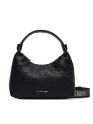 Calvin Klein Torebka LV04F3892G Czarny. Czarne torebki do ręki damskie Calvin Klein, bez wzorów, ze skóry, bez dodatków. Za 369.99 zł.