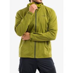 Kurtka z membraną męska Rab Kinetic 2.0 Jacket. Zielone kurtki męskie RAB, m, bez wzorów, bez kaptura. Za 734.99 zł.