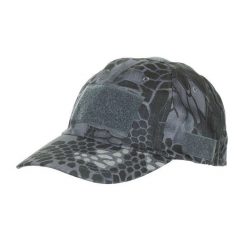 Czapka baseball Combat kamuflaż snake black. Brązowe czapki i kapelusze męskie MFH MAX FUCHS, bez wzorów, sportowe. Za 29.99 zł.