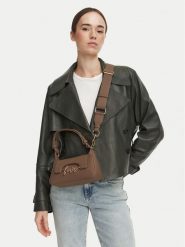 LOVE MOSCHINO Torebka JC4268PP0PKR0203 Beżowy ciemny. Brązowe torebki do ręki damskie Love Moschino, bez wzorów, ze skóry, bez dodatków. Za 919.99 zł.