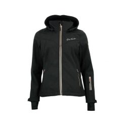 Kurtka damska Peak Mountain Softshell Amaleoff. Czarne kurtki damskie Peak Mountain, bez wzorów, z softshellu. W wyprzedaży za 372.00 zł.