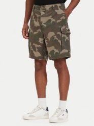 Aeronautica Militare Szorty materiałowe 261BE0281UCT04296 Zielony Regular Fit. Zielone szorty męskie Aeronautica Militare, m, bez wzorów, z bawełny. Za 749.99 zł.