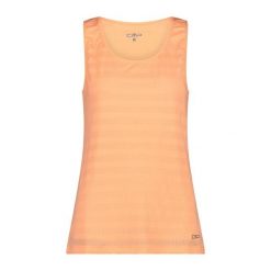 Damski tank top CMP. Brązowe koszulki sportowe damskie CMP, bez wzorów, bez kołnierzyka, bez ramiączek. Za 192.00 zł.