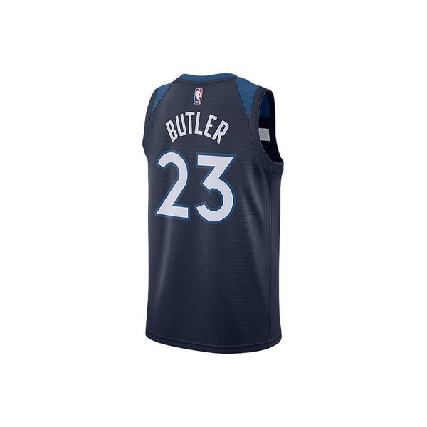 Koszulka męska nike nba minnesota timberwolves jimmy butler road swingman. Niebieskie koszulki sportowe męskie Nike, m, bez wzorów, z jersey, bez kołnierzyka, bez ramiączek, do biegania. Za 329.00 zł.