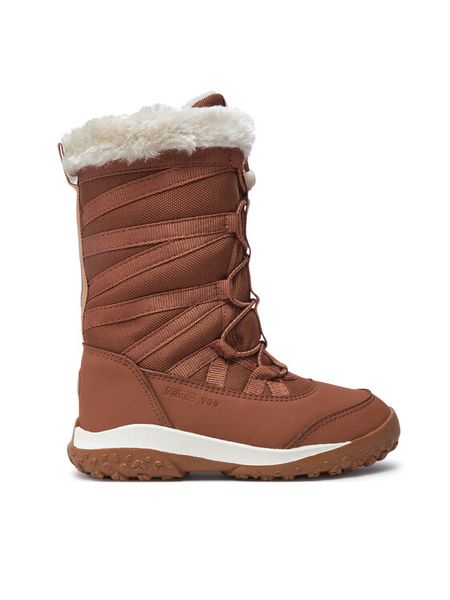 Reima Śniegowce Samojedi 5400034A Brązowy. Brązowe buty zimowe dziewczęce Reima, bez wzorów, z syntetyku, bez zapięcia. Za 399.99 zł.