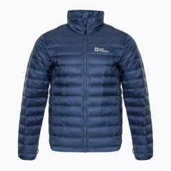 Kurtka męska Jack Wolfskin Pilvi Down. Niebieskie kurtki męskie Jack Wolfskin, m, bez wzorów, bez kaptura. Za 629.99 zł.