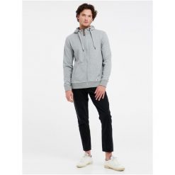 Bluza męska Protest NXGOLLIE full zip hoody. Szare bluzy męskie Protest, m, bez wzorów, bez kaptura. W wyprzedaży za 171.00 zł.