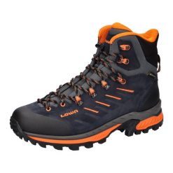 Buty trekkingowe męskie Lowa Randir Mid Gtx. Niebieskie trekkingi męskie Lowa, za kostkę. Za 1,268.00 zł.