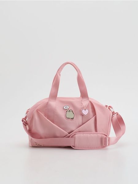Torba sportowa Pusheen - różowy. Czerwone torby i plecaki dziecięce Reserved, z tkaniny. Za 109.99 zł.