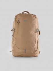 4F Plecak miejski (22 L) z kieszenią na laptop - beżowy Uniwersalny. Brązowe plecaki damskie 4f, bez wzorów, z materiału, biznesowe. Za 149.99 zł.