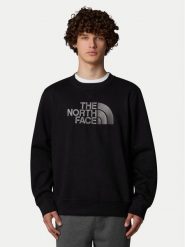 The North Face Bluza Drew Peak NF0A89EK Czarny Regular Fit. Czarne bluzy męskie The North Face, m, bez wzorów, z bawełny, bez kaptura. Za 279.99 zł.