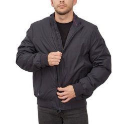 Kurtka GEOX M0420C T2676 M VINCIT BOMBER Czarny. Czarne kurtki męskie Geox, m, bez wzorów, z tkaniny, casualowe, bez kaptura. Za 360.99 zł.