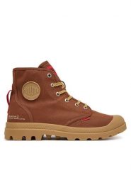 Palladium Trampki Pampahi Htggum 74988-212-M Brązowy. Brązowe trampki męskie Palladium, bez wzorów, z materiału, bez zapięcia. Za 389.99 zł.