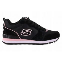 Buty na co dzień damskie SKECHERS OG 85 STEP N FLY skóra. Czarne obuwie sportowe damskie Skechers, bez wzorów, ze skóry, trekkingowe, Skechers Sport. Za 181.00 zł.