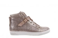 Trampki Bayla-156 4079 Diamonds Grey Buewax Coco, Złoto, Skóra naturalna - 39. Żółte trampki i tenisówki damskie Bayla, bez wzorów, ze skóry, eleganckie, przed kolano, bez zapięcia. W wyprzedaży za 89.10 zł.