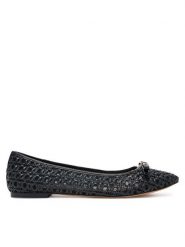 TWINSET Baleriny 251TGT030 Czarny. Czarne baleriny damskie Twinset, bez wzorów, ze skóry, bez obcasa. Za 439.99 zł.