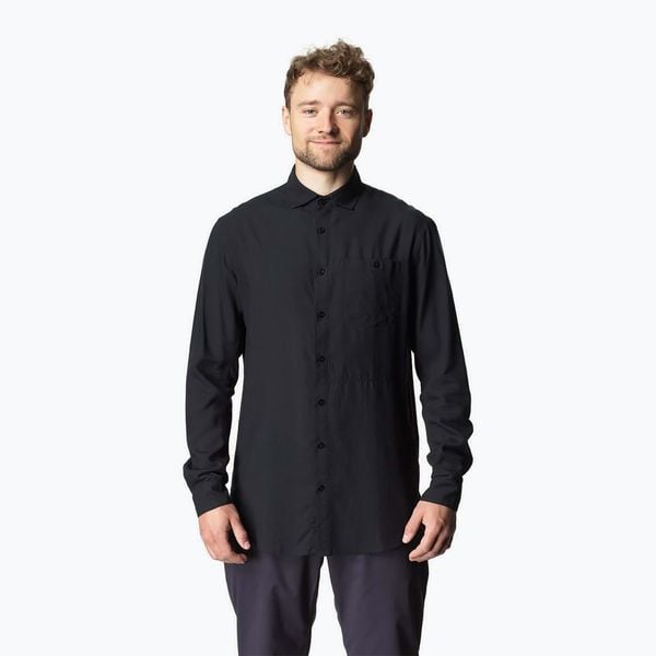 Koszula męska Houdini Longsleeve Shirt. Zielone bluzki z długim rękawem męskie Houdini, m, bez wzorów, z materiału, bez kołnierzyka. Za 289.99 zł.
