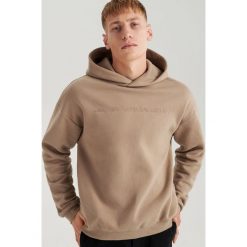 Bluza z kapturem ReDesign - Beżowy. Brązowe bluzy męskie Reserved. Za 139.99 zł.
