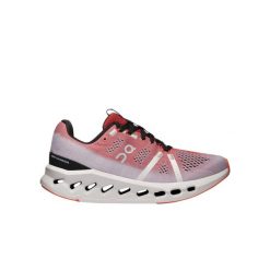 Buty do biegania damskie On Running Cloudsurfer. Czerwone obuwie sportowe damskie On, bez wzorów, do biegania. W wyprzedaży za 579.00 zł.