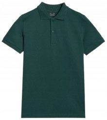 4f Koszulka Polo chłopięca polówka M614 dziecięca bawełniana T-SHIRT. T-shirty dla chłopców 4f, bez wzorów, z bawełny, bez ramiączek. Za 29.90 zł.