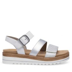 Sandały Rieker. Brązowe półbuty na co dzień męskie Rieker, bez zapięcia. Za 219.99 zł.