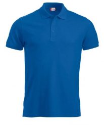 Clique Koszulka polo Manhattan męska - paski jacquard, royal blue. Niebieskie koszulki polo męskie CLIQUE, l, bez wzorów, bez ramiączek. Za 121.01 zł.
