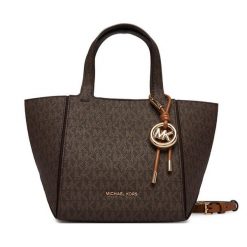 Torebka MICHAEL Michael Kors. Brązowe torebki do ręki damskie MICHAEL Michael Kors, bez wzorów, bez dodatków. Za 1,299.00 zł.