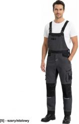 Reis Męskie spodnie robocze ogrodniczki kieszenie na nakolanniki wzmocnienia Cordura pasy odblaskowe budowlanka montaże przemysł serwis - zielony 62. Zielone spodnie sportowe męskie Reis, m, bez wzorów. Za 134.85 zł.